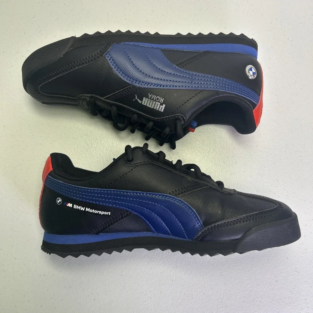 PUMA x BMW M Motorsport Roma Via Black Estate Blue 4.5C Youth Kids